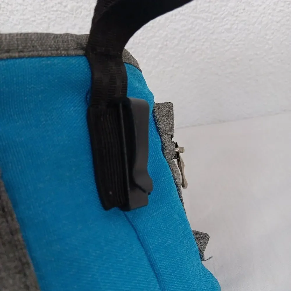 Lovoyager Pet Treat Pouch Bag Animal Training Aide Teal Grey Belt Clip On